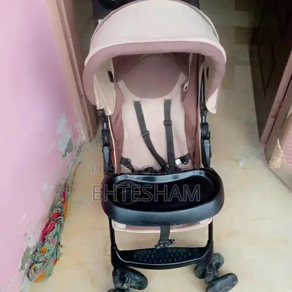 Baby Stroller with Padded Seat and Sunshade Canopy