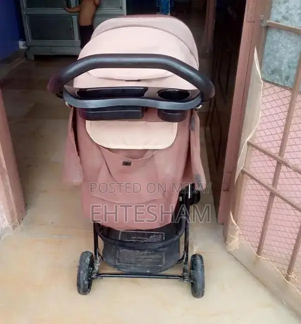 Baby Stroller with Padded Seat and Sunshade Canopy