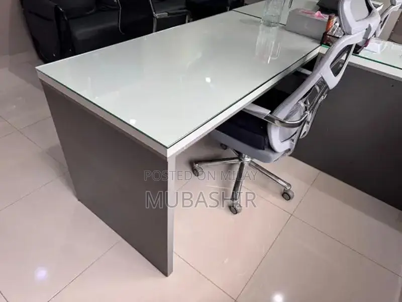 Executive Desk Set with Side Table - Modern Office Furniture