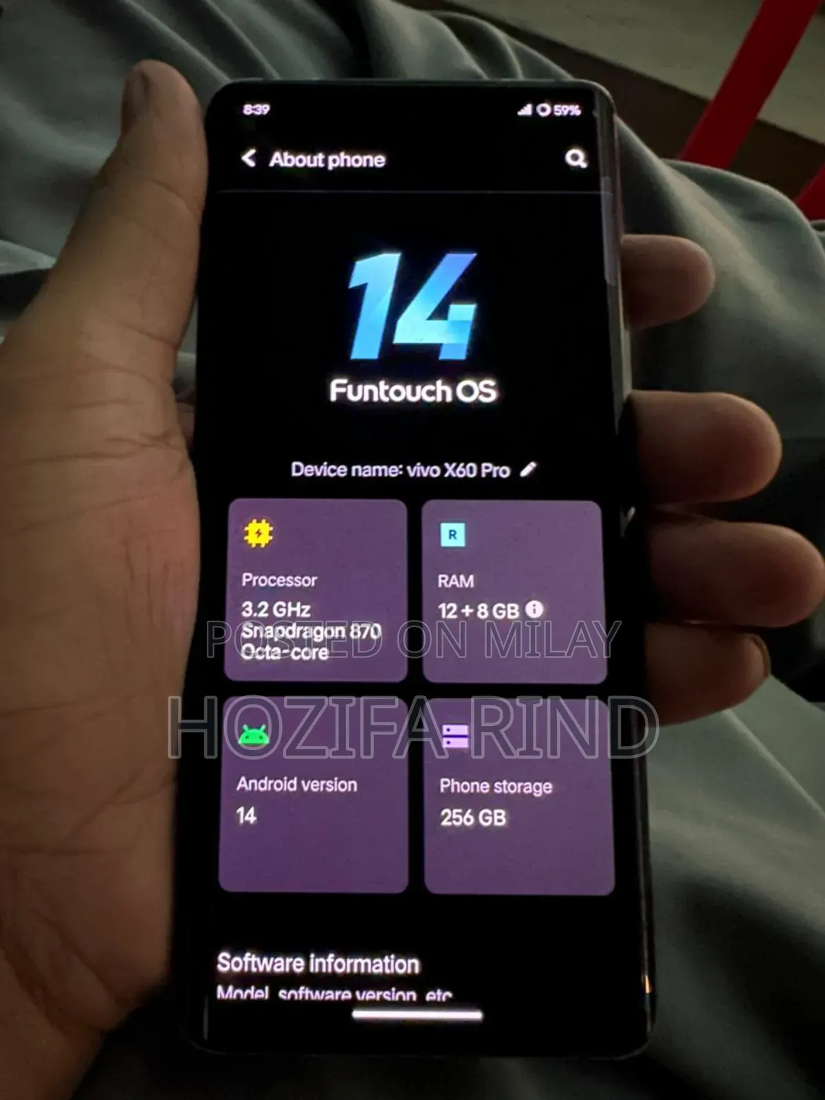 Vivo X60 Pro 256 GB Blue