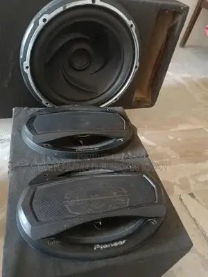 High-Powered Car Audio System - Kenwood Subwoofer, Pioneer Speakers, A