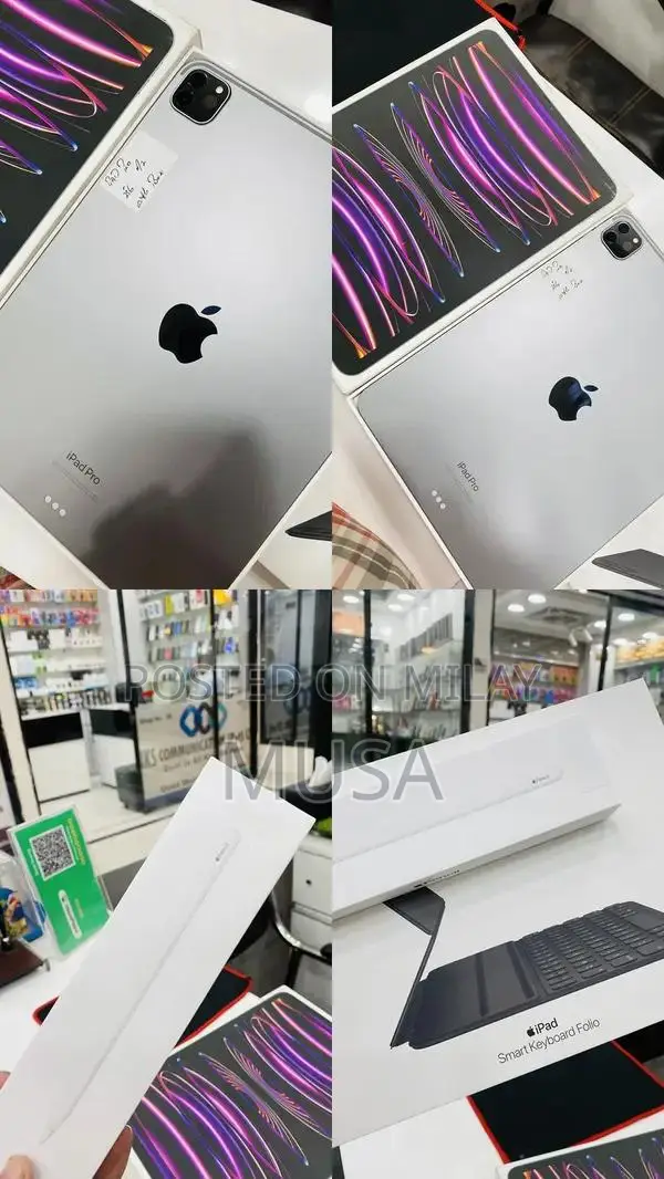 Apple iPad Pro M2 4th Gen with Keyboard and Pencil