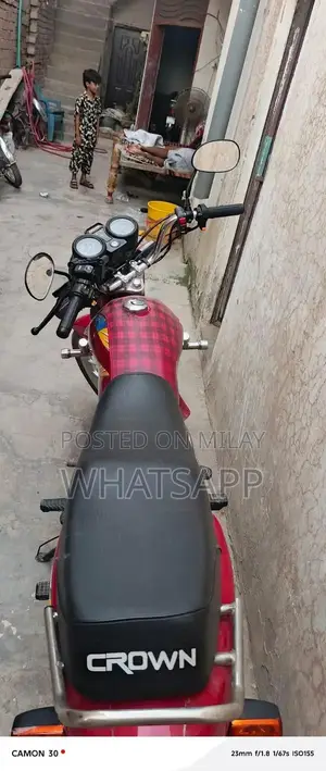 Crown CR 100cc Motorcycle - Self Start Model