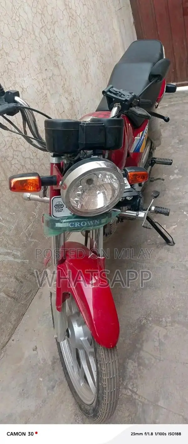 Crown CR 100cc Motorcycle - Self Start Model