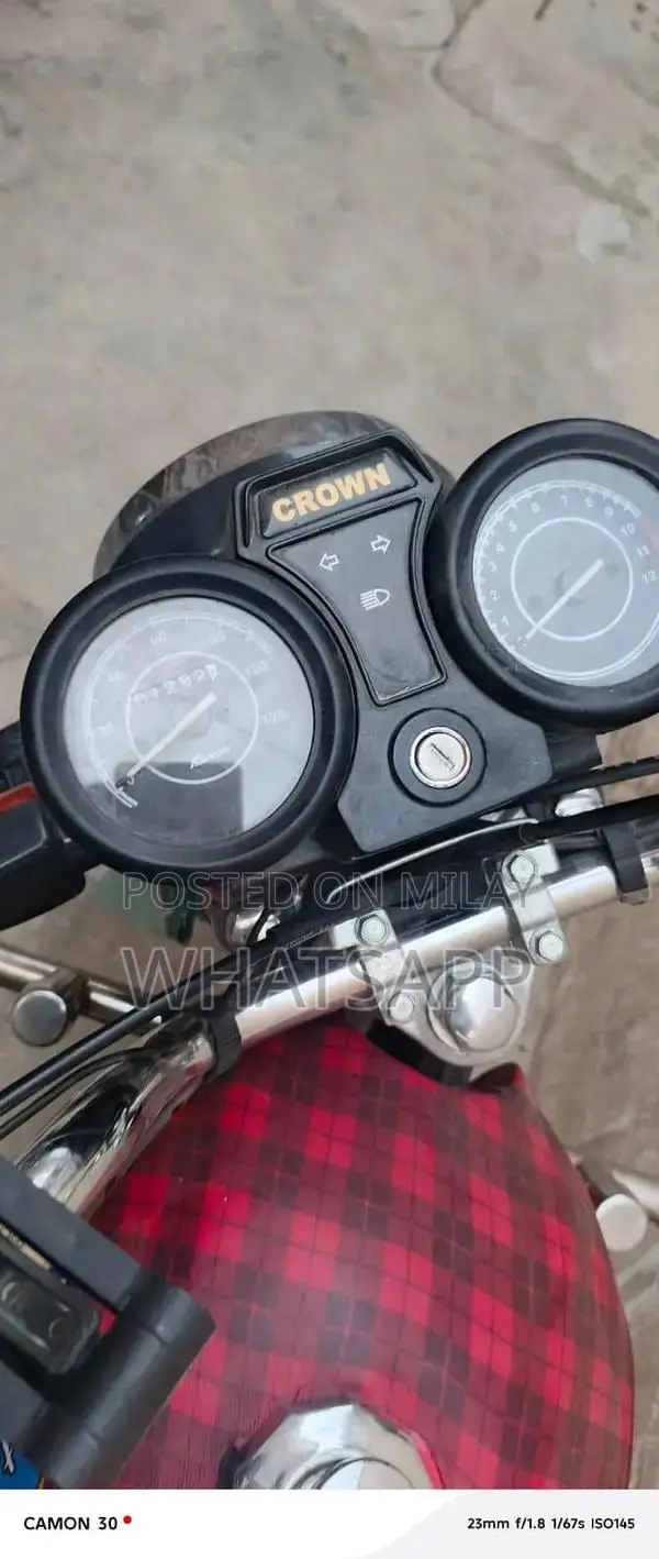 Crown CR 100cc Motorcycle - Self Start Model