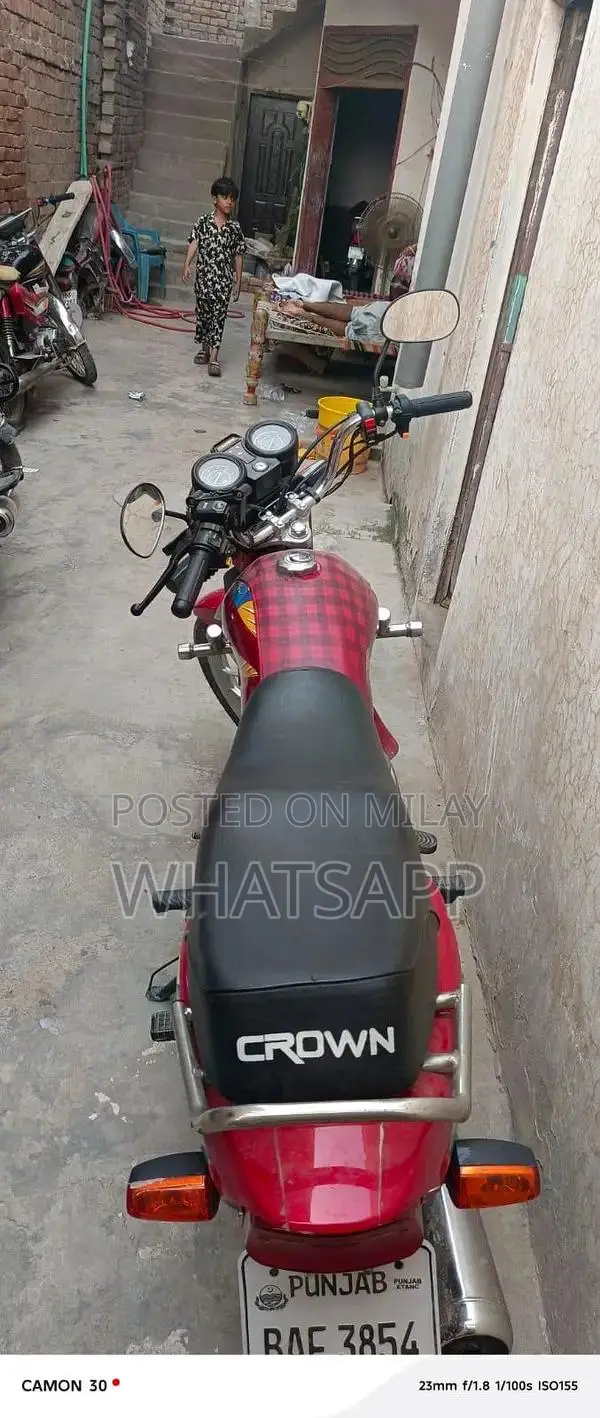 Crown CR 100cc Motorcycle - Self Start Model