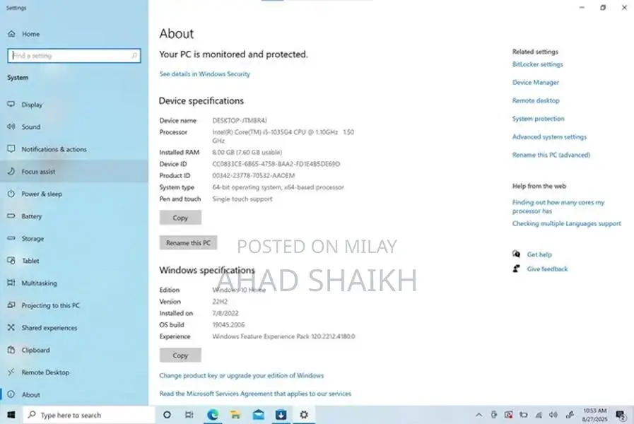 Microsoft Surface Pro 7 Convertible Tablet Laptop