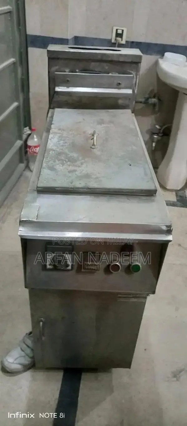 Commercial Stainless Steel Kitchen Fryer for Restaurant Use