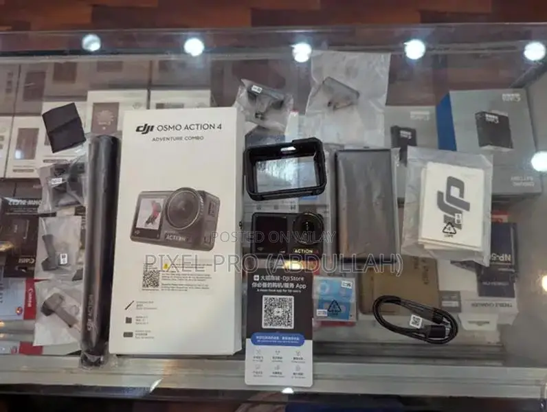 DJI Action 4 Camera Adventure Combo with Accessories