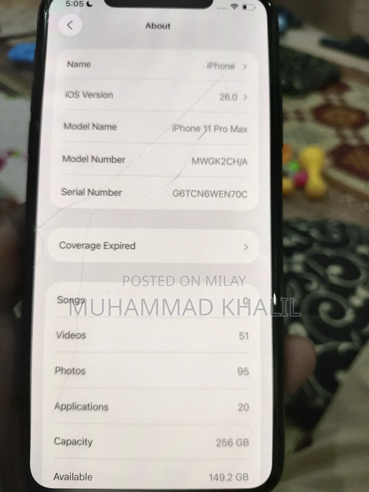 Apple iPhone 11 Pro Max 256 GB Gray