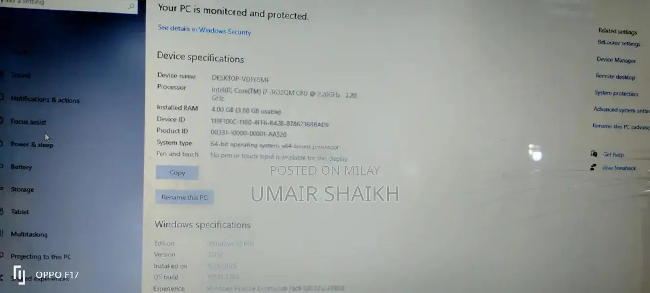 Sony Core i7 Business Laptop with SSD and Graphics