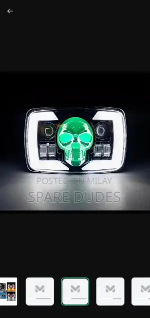 Skull Design Bike Panel with RGB Lighting and Indicators
