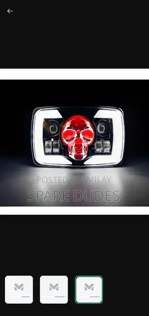 Skull Design Bike Panel with RGB Lighting and Indicators