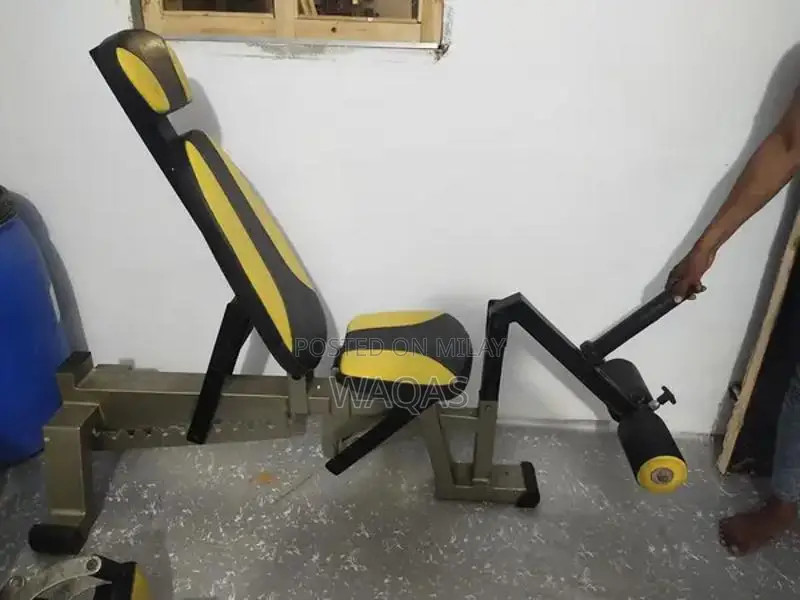 Multi-Purpose Commercial Fitness Bench for Leg and Chest Exercises