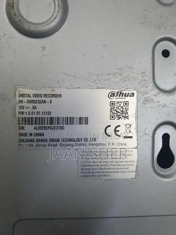 Dahua 4/8/16/32 Channel Network Digital Video Recorder (DVR) Security 