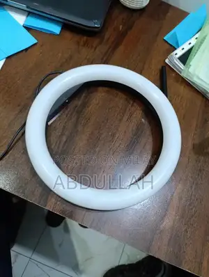 Photo - Professional LED Ring Light with Adjustable Stand and Mobile Holder