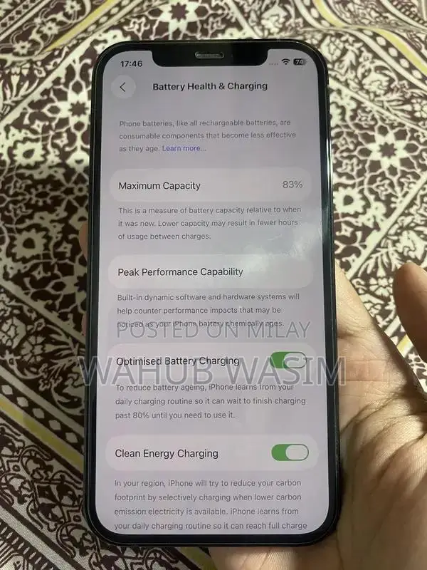 Apple iPhone 12 Pro 128GB - Excellent Condition, Battery Health 83%