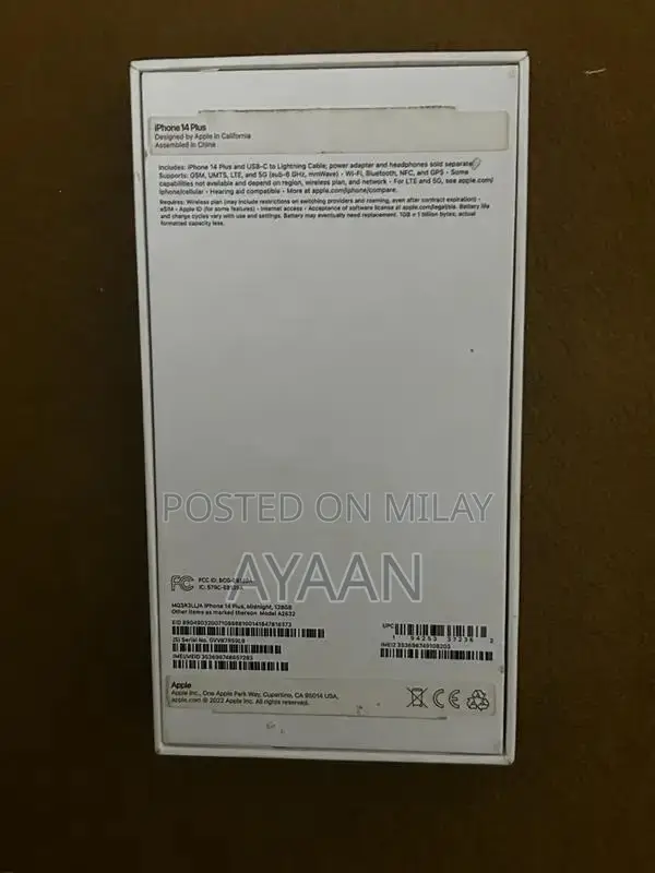 iPhone 14 Plus 128GB Smartphone - Black Edition