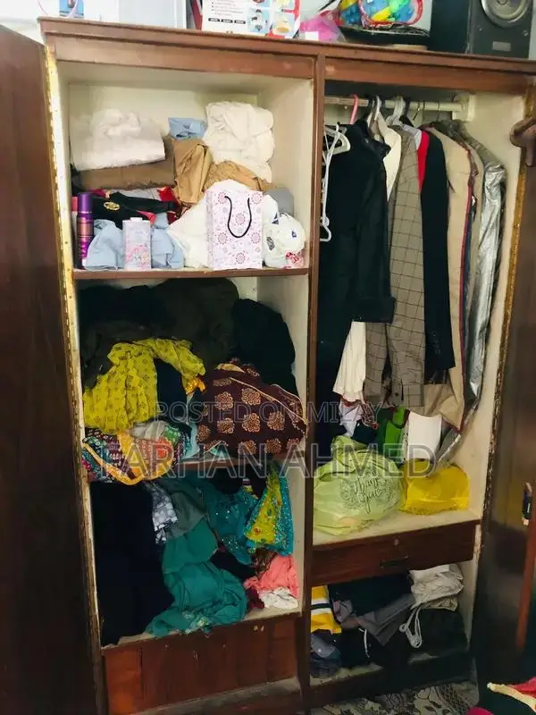 Wooden Wardrobe Cupboard - Sturdy and Polished