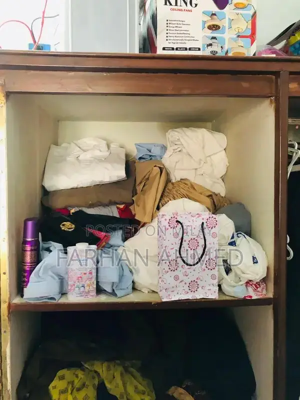 Wooden Wardrobe Cupboard - Sturdy and Polished