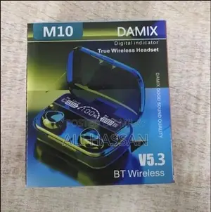 Photo - Wireless Bluetooth 5.3 Black Earbuds with Water Resistance