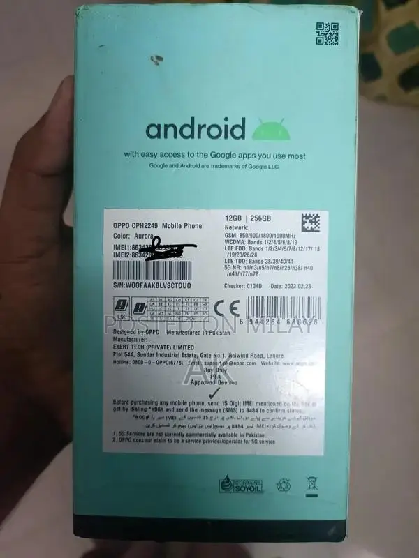 Oppo Reno 6 Pro 5G Smartphone with High-Performance Specs