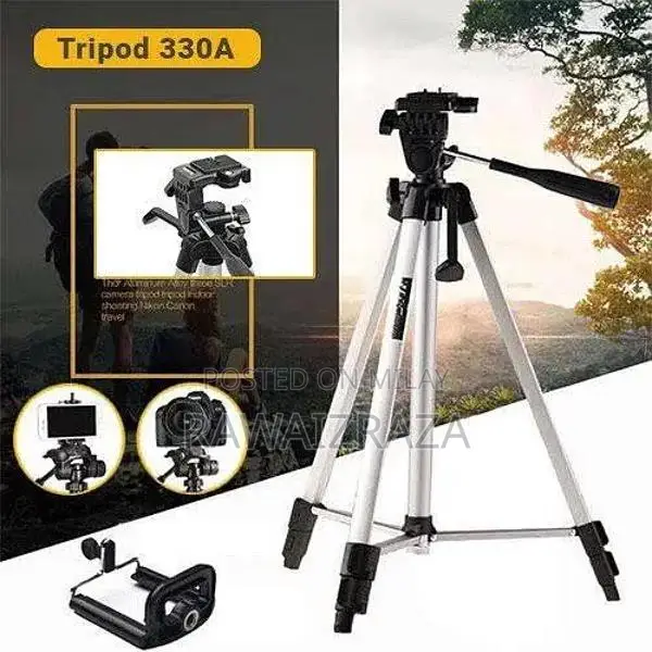 Professional Lightweight Aluminum Camera Tripod 330A