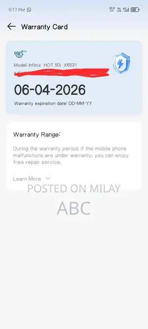 Infinix Hot 50 Series Smartphone Exchange Offer