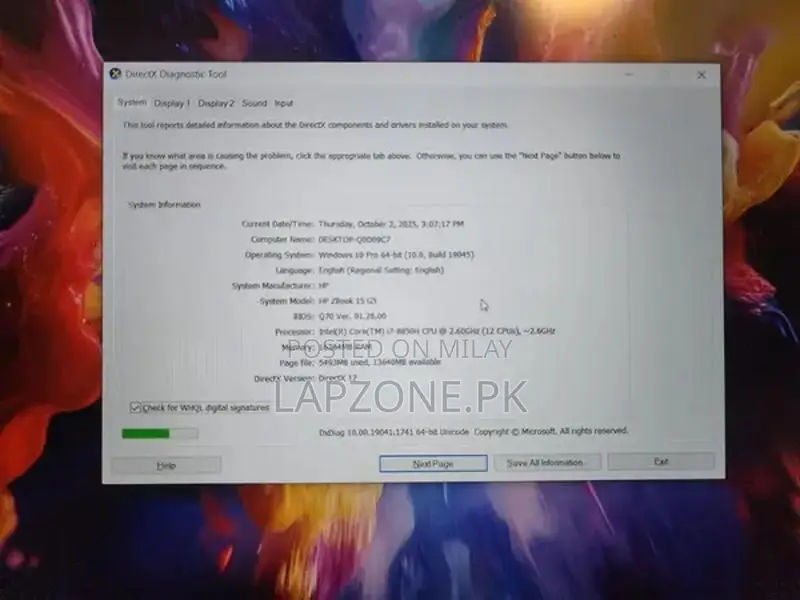 HP ZBook 15 G5 Professional Mobile Workstation