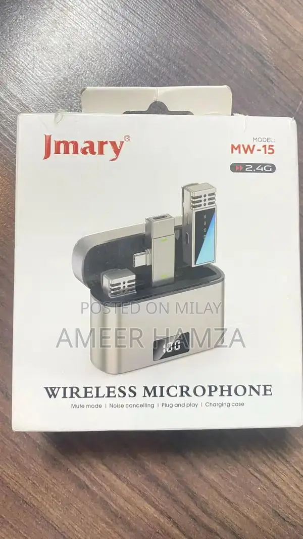 J-Mary MW-15 Professional Wireless Microphone with Noise Cancellation