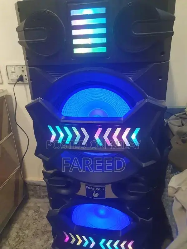 Wireless Bluetooth Speaker with Dual Pairing and LED Lighting