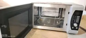 Singer Silver Black Microwave Oven Kitchen Appliance