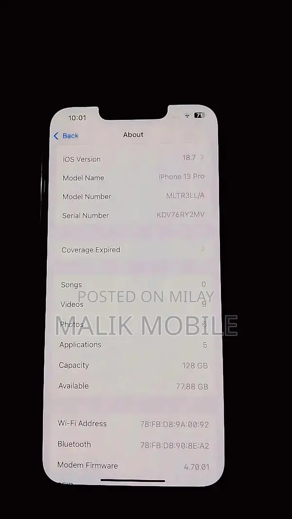 Iphone 13 Pro Smartphone - Excellent Condition