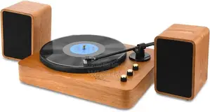 Bluetooth Speaker Turntable Box Pack Player Audio Device