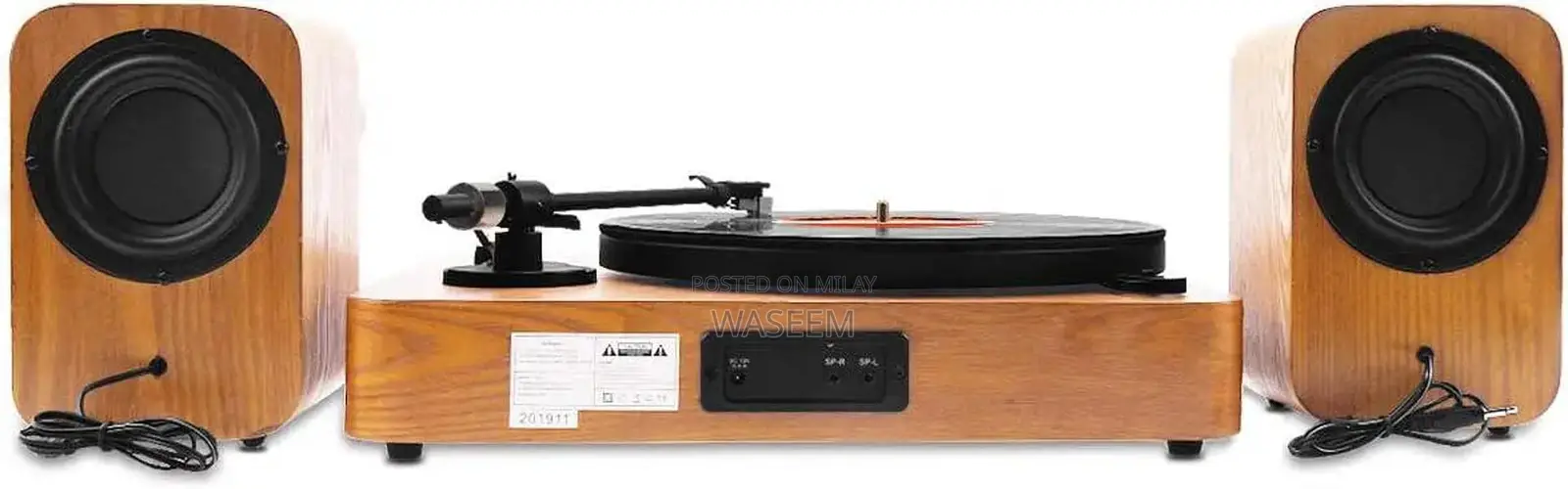 Bluetooth Speaker Turntable Box Pack Player Audio Device