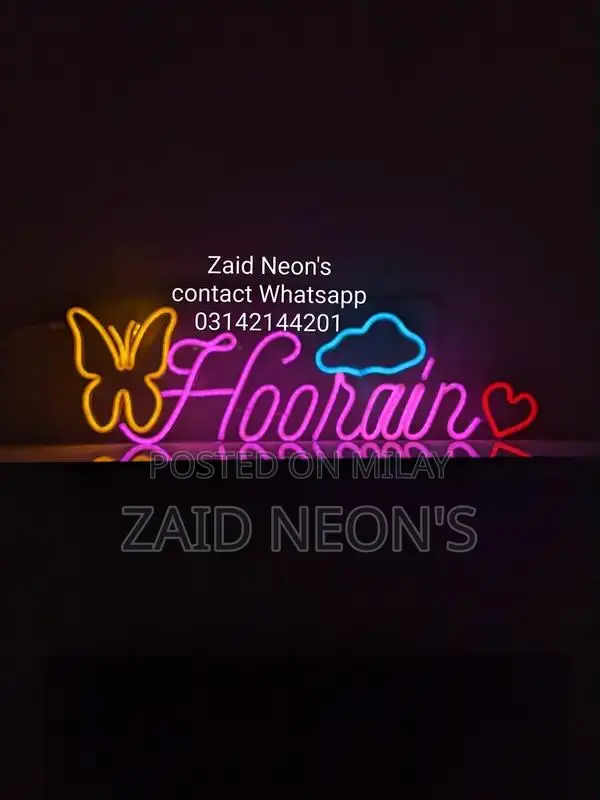 Custom Neon Light Sign - Personalized Decorative Lighting