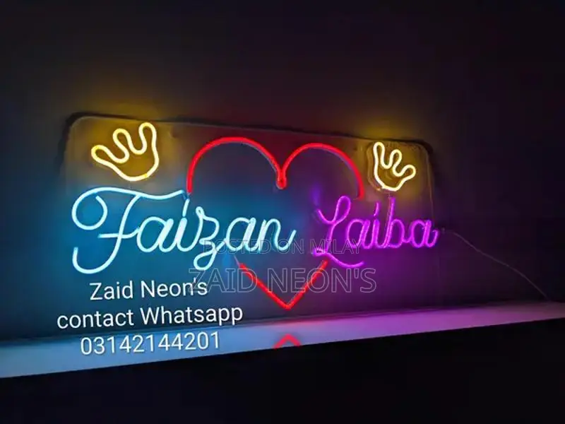 Custom Neon Light Sign - Personalized Decorative Lighting