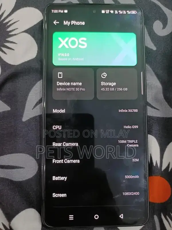 Infinix Note 30 Pro Smartphone - 8GB RAM, 256GB Storage