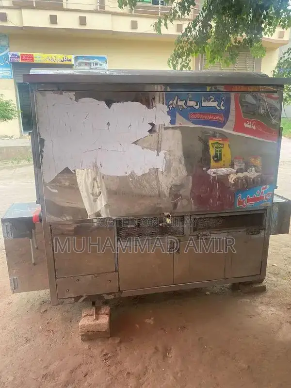 Commercial Food Counter with Fryer - 16L Automatic Stainless Steel Sys