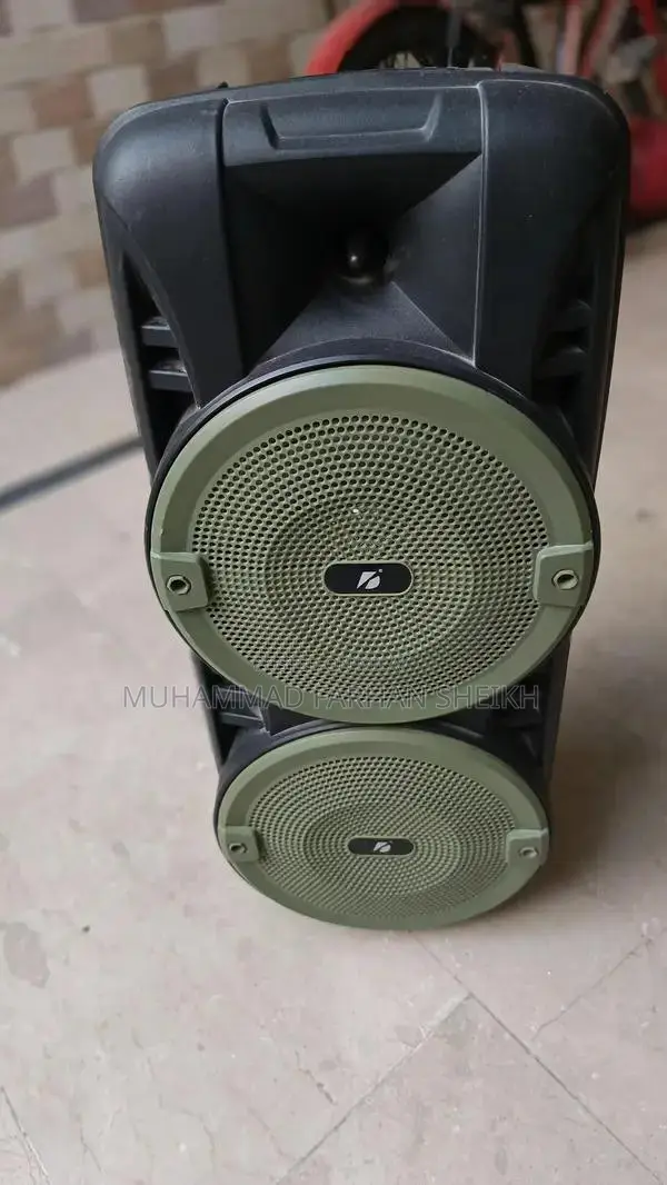 Portable Bluetooth Speaker with Mic, SD Card, 2-Hour Battery