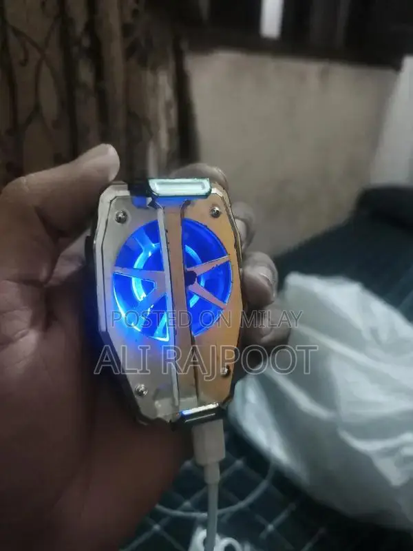 Portable Rechargeable Mobile Fan with USB Type-C Charging