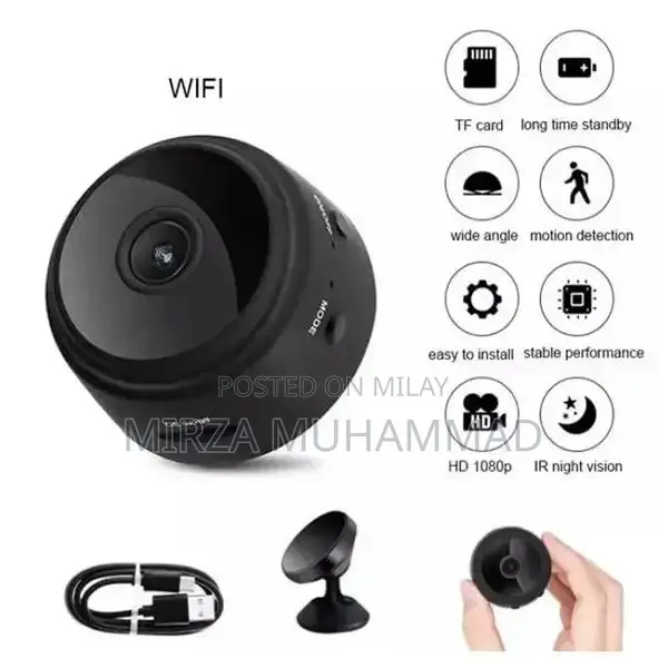 A7 Mini WiFi Security Camera with 1080P HD Recording