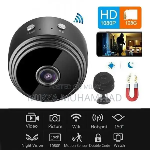 A7 Mini WiFi Security Camera with 1080P HD Recording