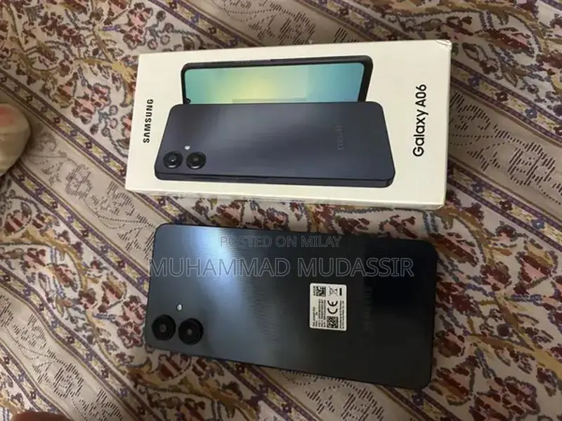 Samsung A06 Smartphone - 4GB RAM, 64GB Storage, Pristine Condition