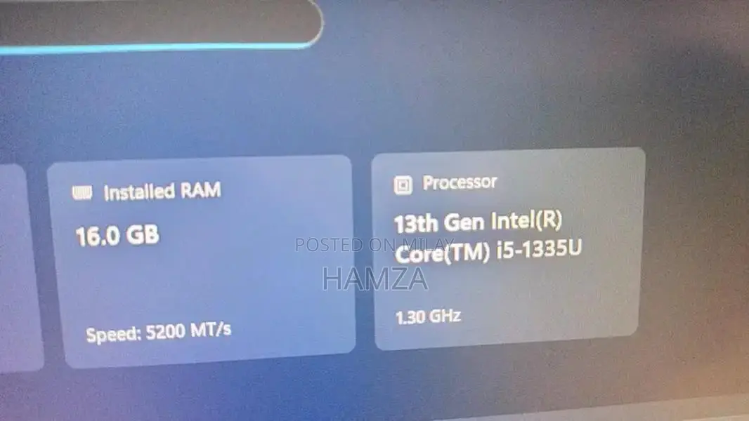 Lenovo Laptop Core i5 13th Gen 16GB RAM High-Performance Notebook