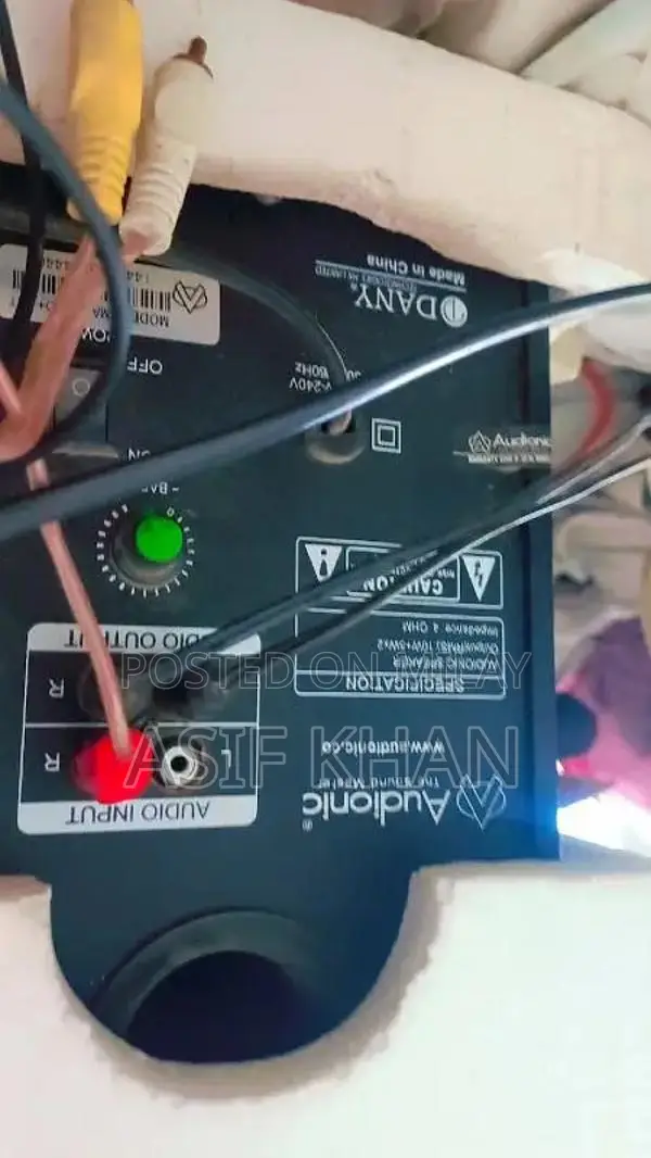 Dany Aduonic Bass Amplifier with 2 Speakers - High-Quality Sound Syste