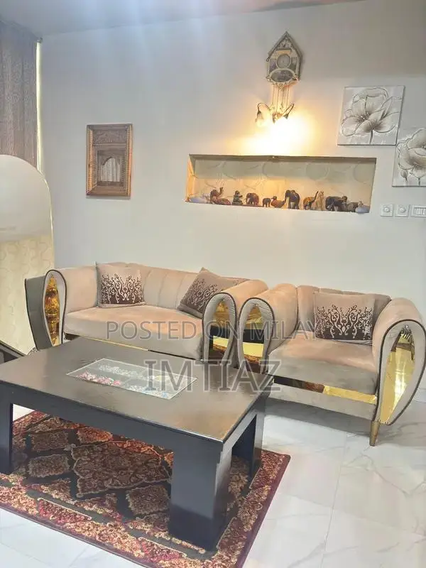 Modern Six Seater Sofa Set - Excellent Condition