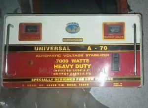 Photo - 7000W Universal Silver Voltage Stabilizer for AC