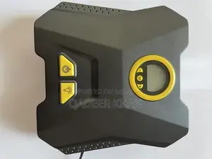 Portable Digital Tire Inflator with LED Light and Multiple Nozzles