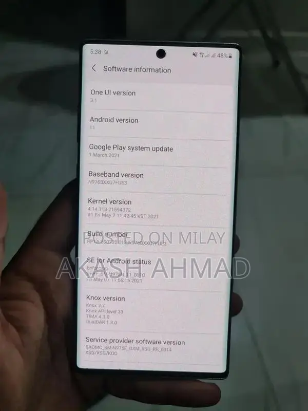 Samsung Galaxy Note 10 Plus High-Performance Smartphone